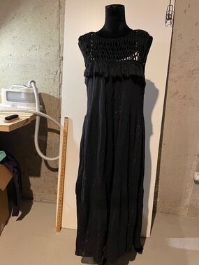 Maeve | Dresses | Maeve Anthropologie Flounced Halter Maxi Dress New Medium  Women Bl Motif Nwt | Poshmark